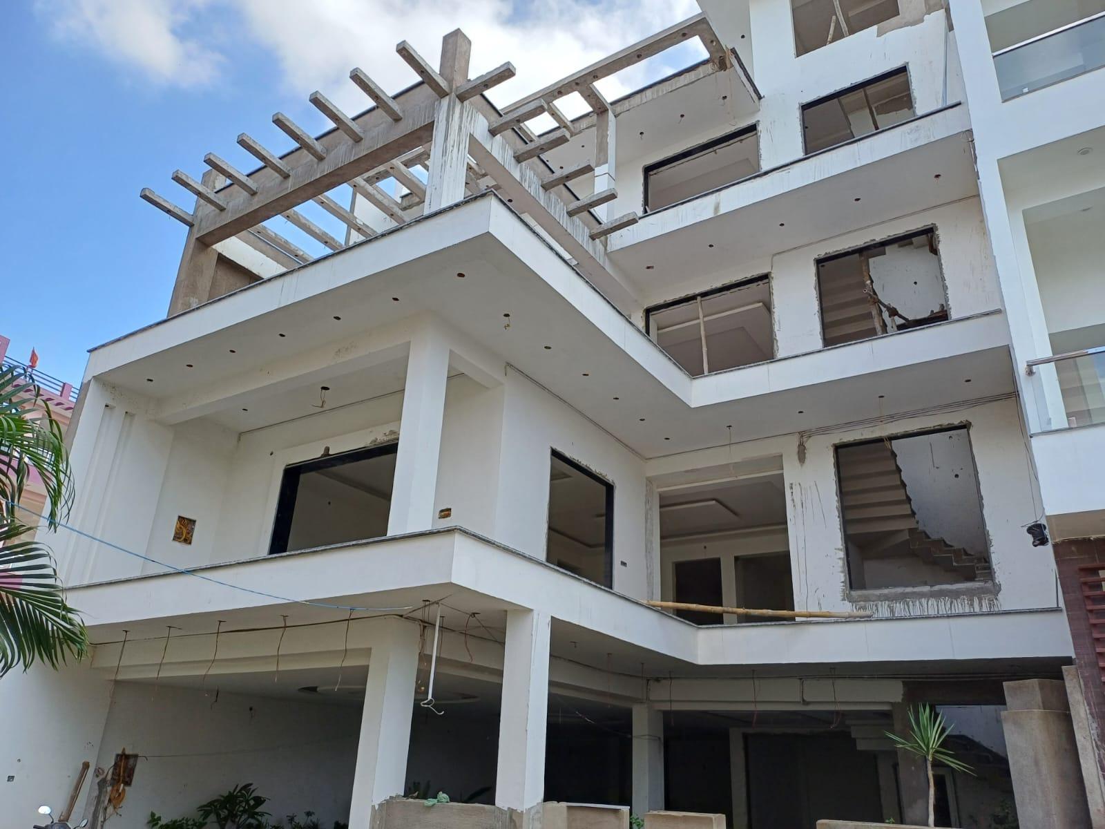 VICA Villa exterior during construction phase