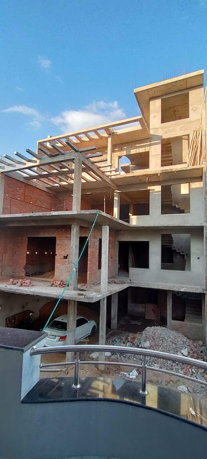 VICA Villa structural construction with pergola